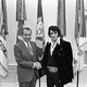 Illustration for article titled The most requested photo in the National Archives is of Nixon and Elvis